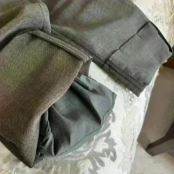 Max  Mara Trouser Pants Made In Italy Mohair Wool Minimalist Gray - Picture 10 of 13